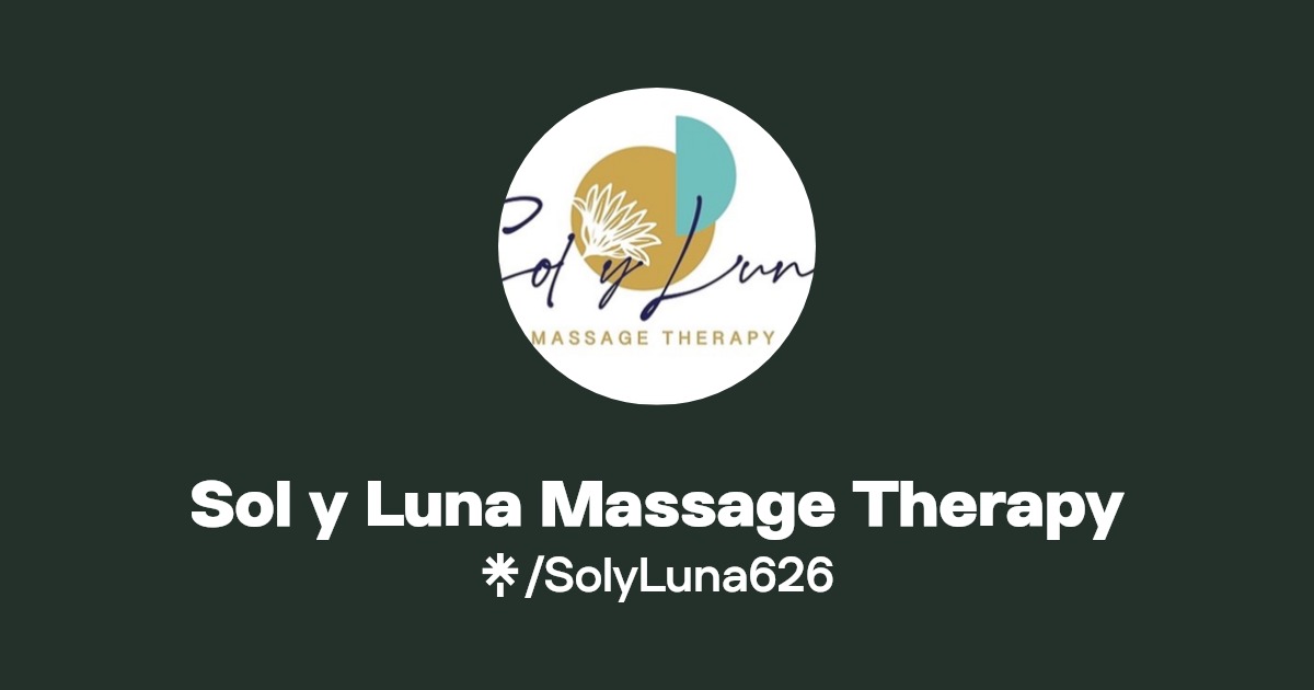 Sol y Luna Massage Therapy | Instagram | Linktree