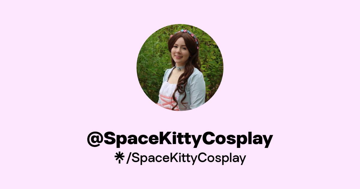 SpaceKittyCosplay Instagram, TikTok Linktree