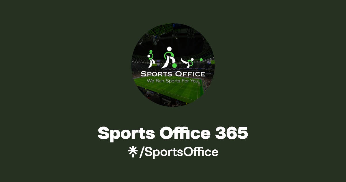 Sports Office 365 Instagram, Facebook Linktree