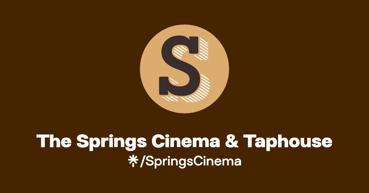 The Springs Cinema & Taphouse Instagram, Facebook Linktree