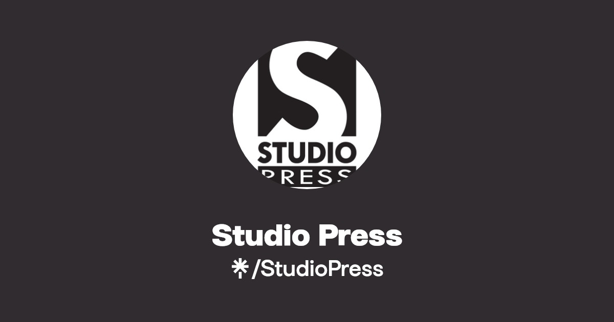Studio Press Instagram, Facebook Linktree