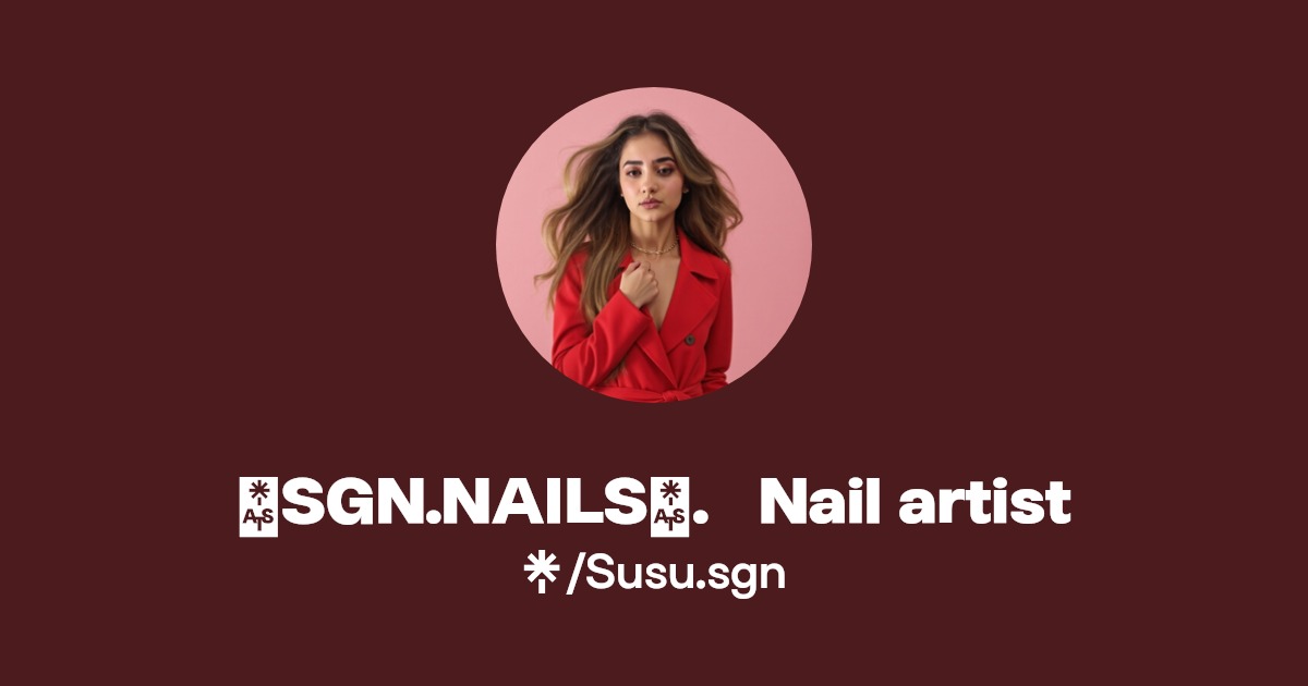 ️SGN.NAILS ️. Nail artist | Instagram, TikTok | Linktree