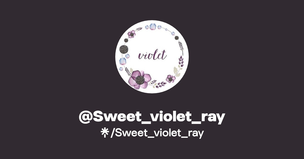 Sweet_violet_ray - Find @Sweet_violet_ray Onlyfans - Linktree