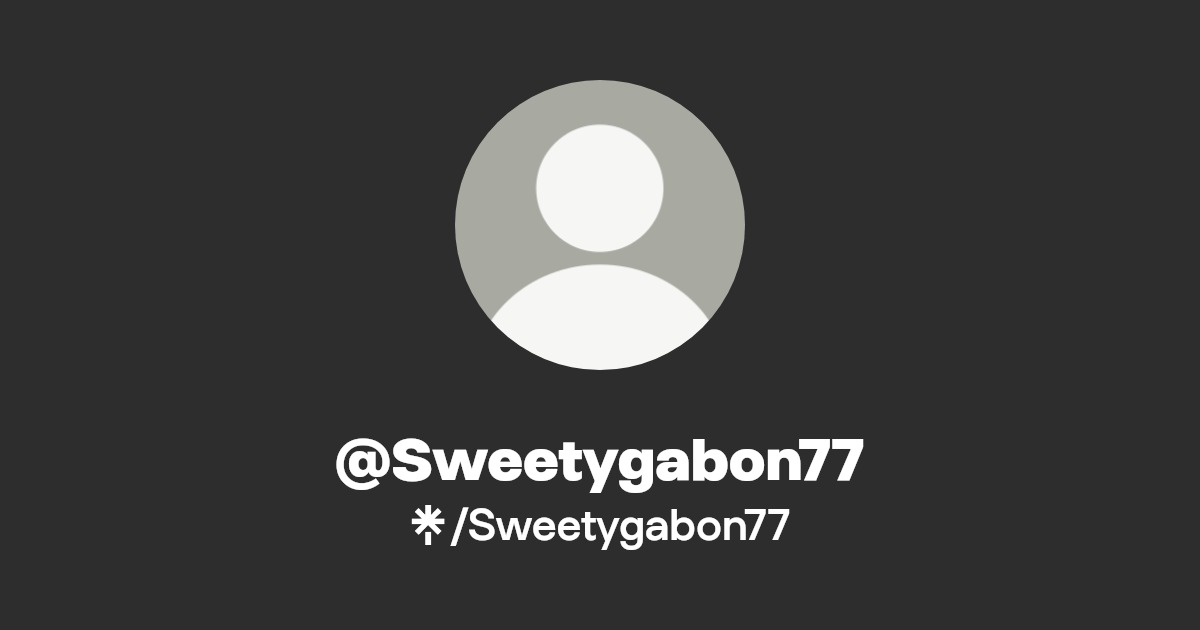 Sweetygabon77 - Find @Sweetygabon77 Onlyfans - Linktree