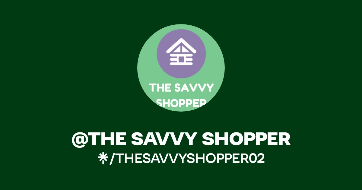 THE SAVVY SHOPPER Linktree