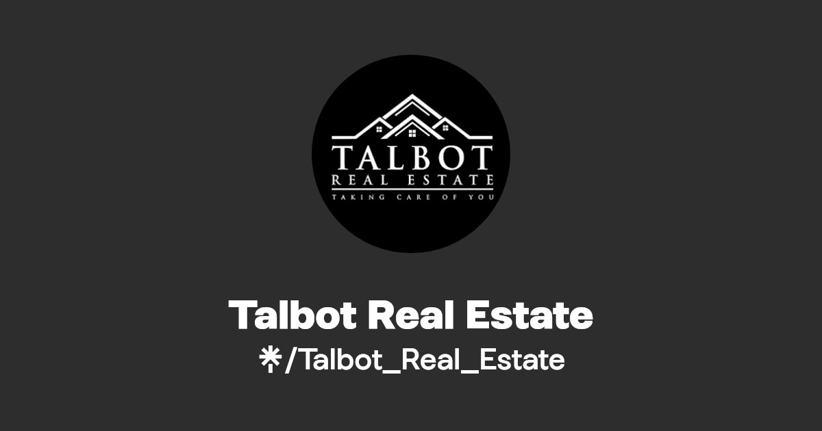 Talbot Real Estate Instagram, TikTok Linktree