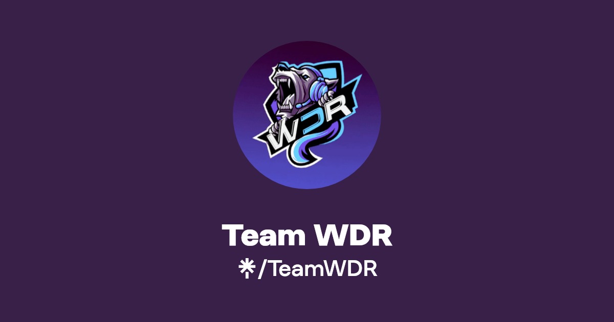 Team WDR Twitter, Instagram, Facebook Linktree