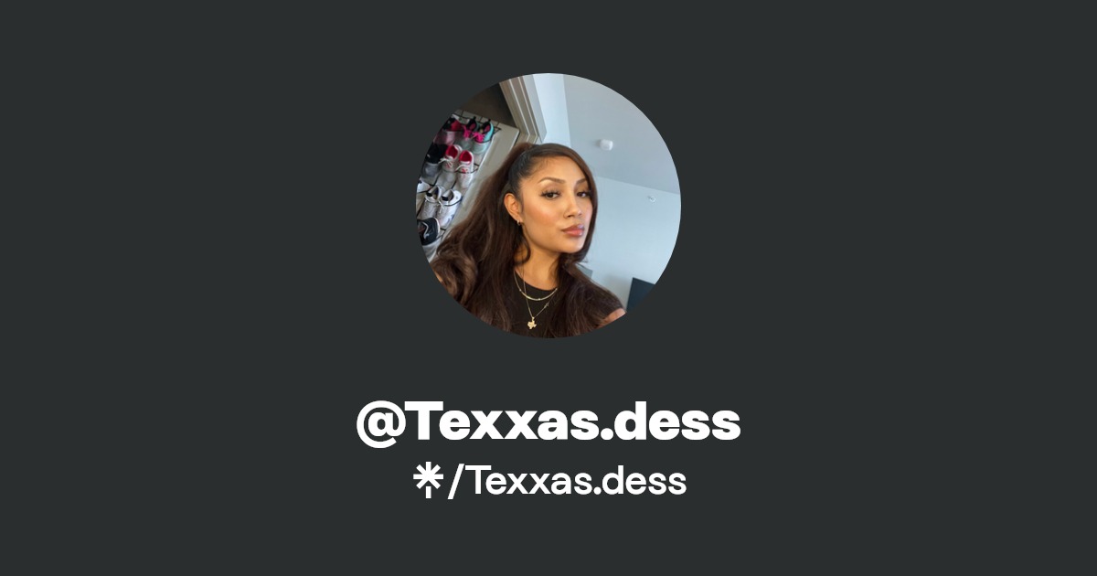 Texxas.dess - Find @Texxas.dess Onlyfans - Linktree