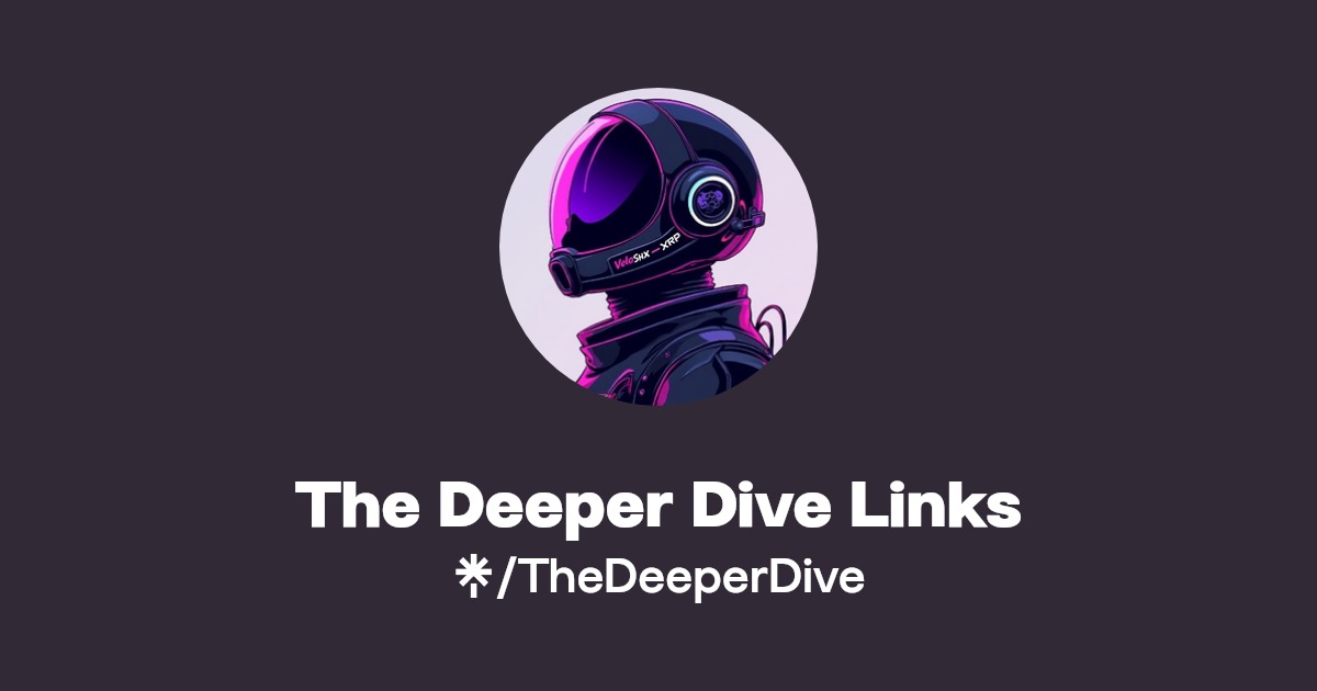The Deeper Dive Links Linktree