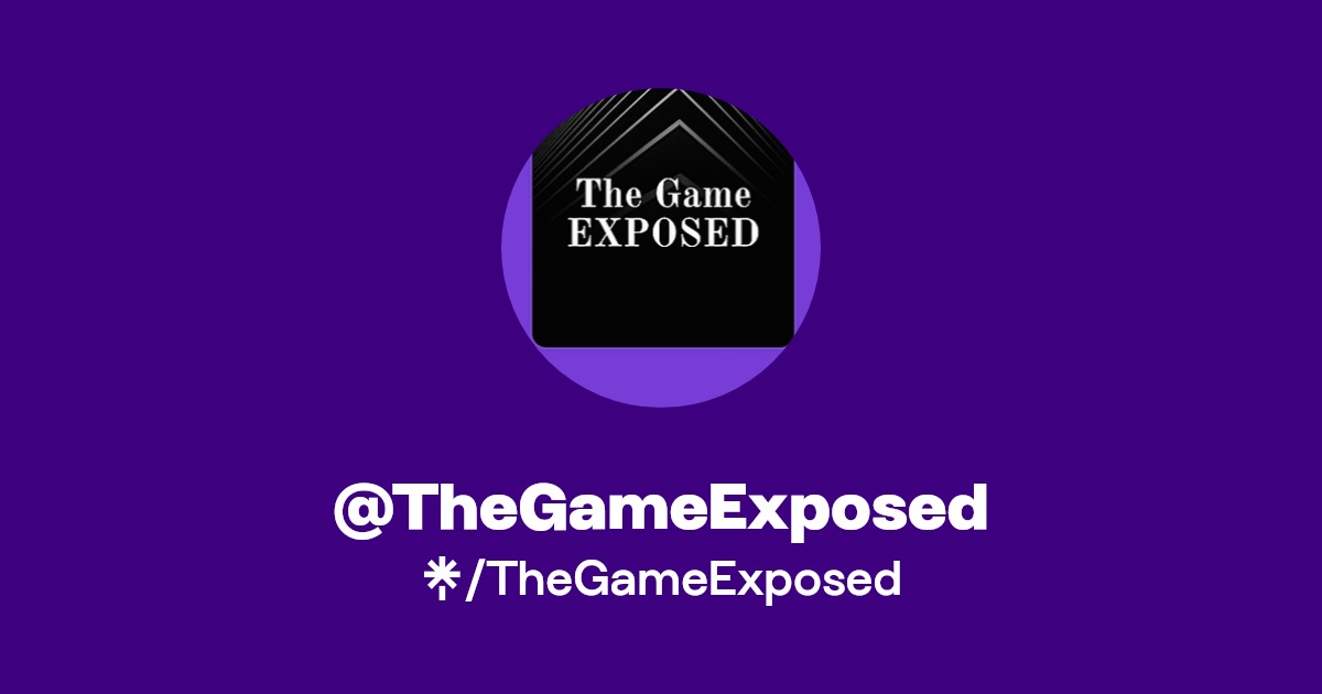 TheGameExposed Instagram, Facebook, TikTok Linktree