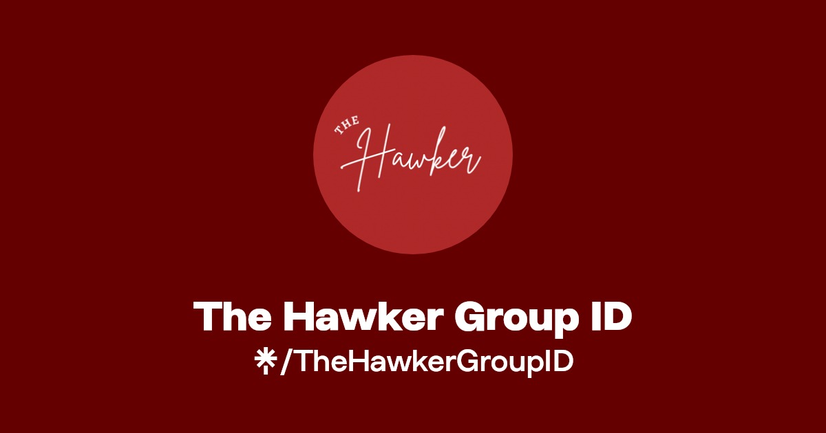 The Hawker Group ID Instagram, TikTok Linktree