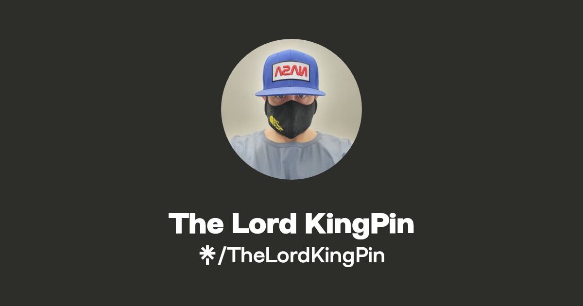 The Lord KingPin Instagram, TikTok Linktree