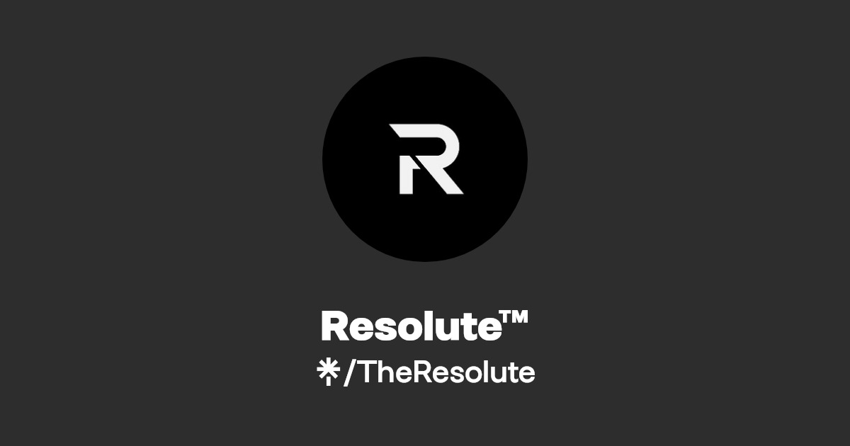 Resolute™ Instagram, TikTok Linktree