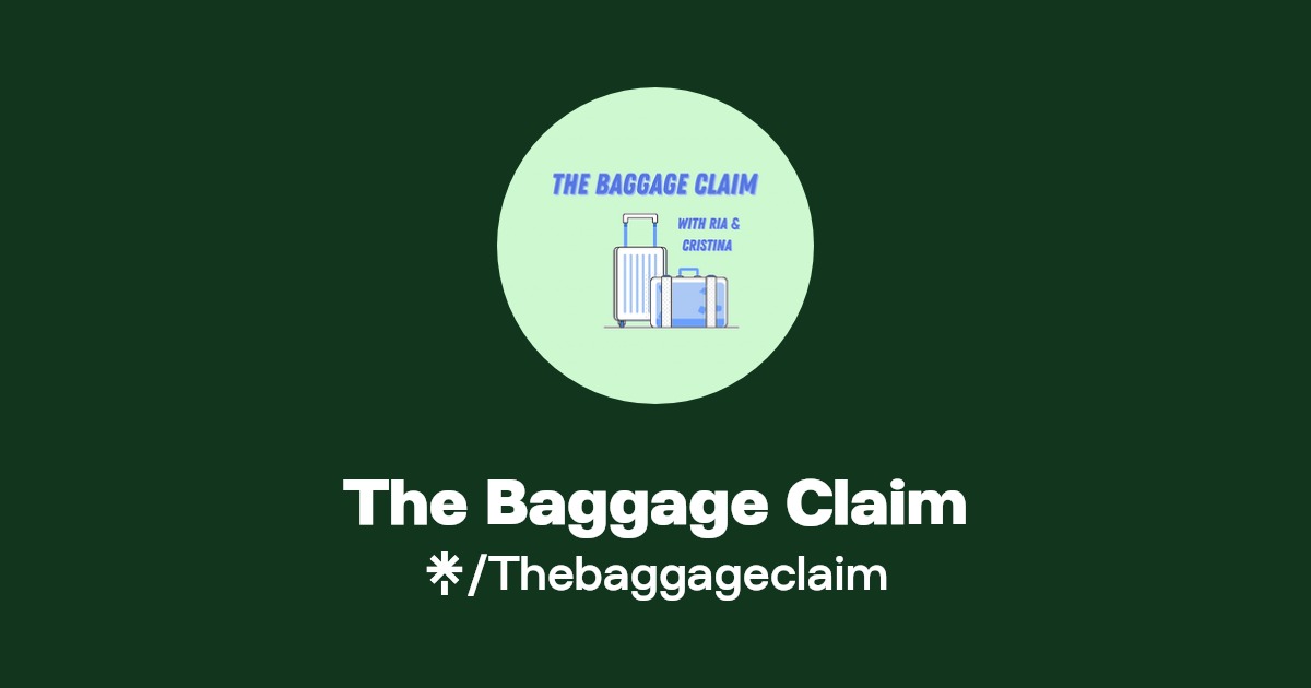 The Baggage Claim Instagram Linktree