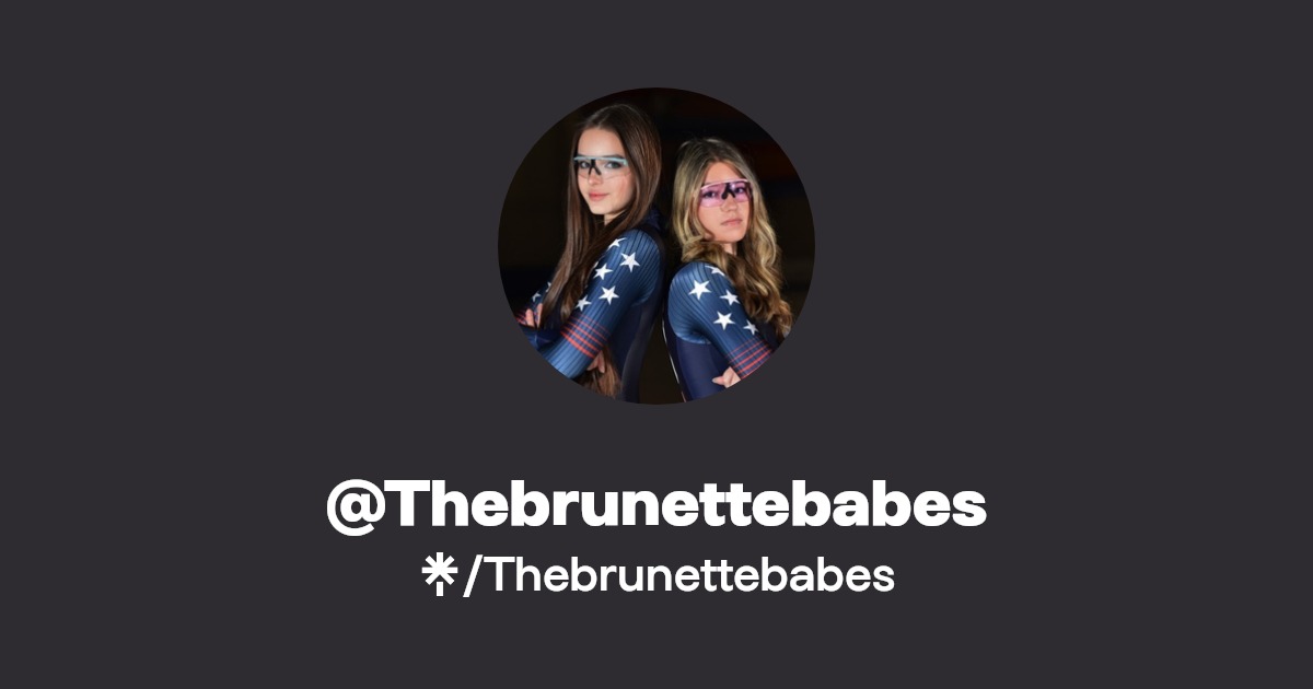 Thebrunettebabes | Instagram, TikTok | Linktree