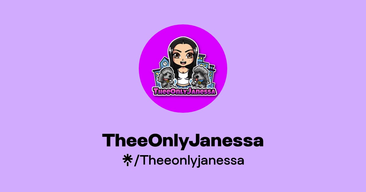 TheeOnlyJanessa | Facebook, TikTok | Linktree