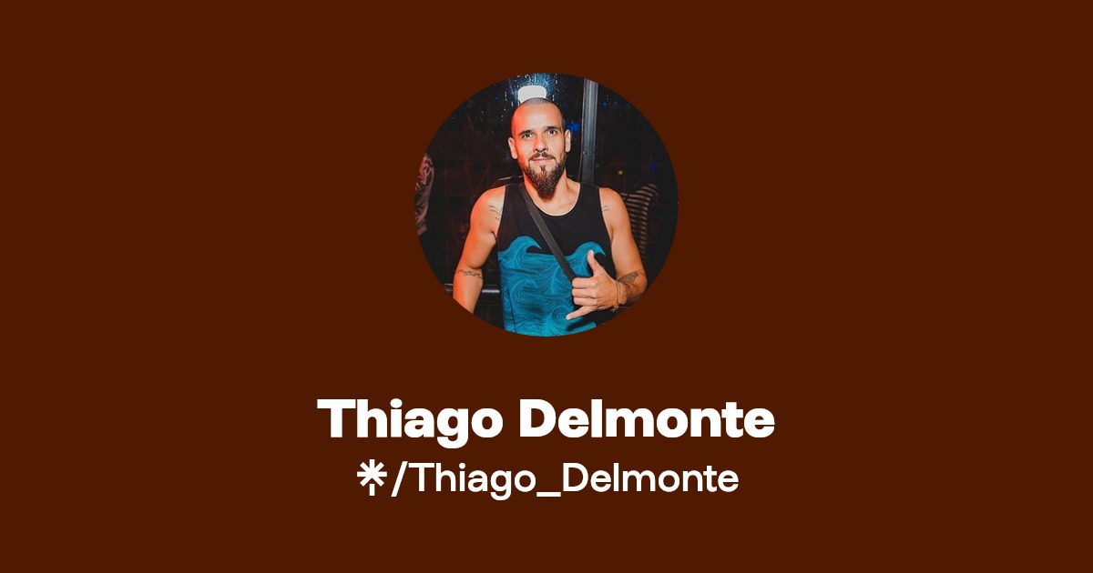 Thiago Delmonte Instagram, Facebook Linktree