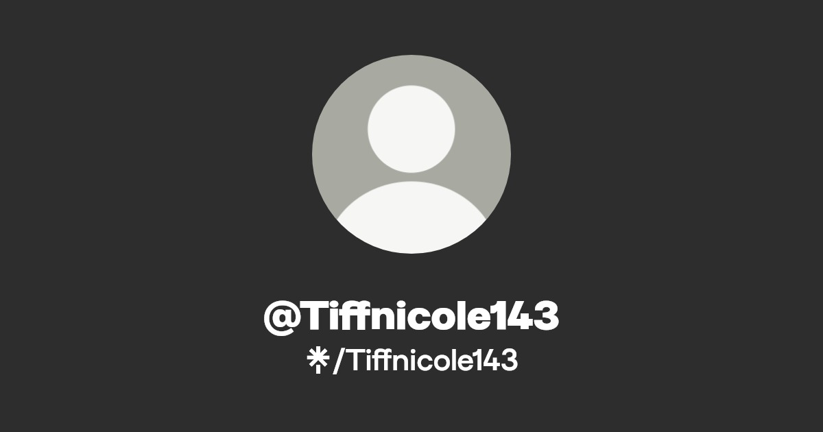 Tiffnicole143 - Find @Tiffnicole143 Onlyfans - Linktree