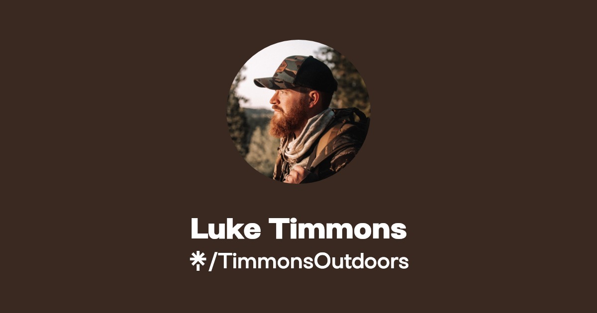 Timmons Outdoors Facebook Linktree