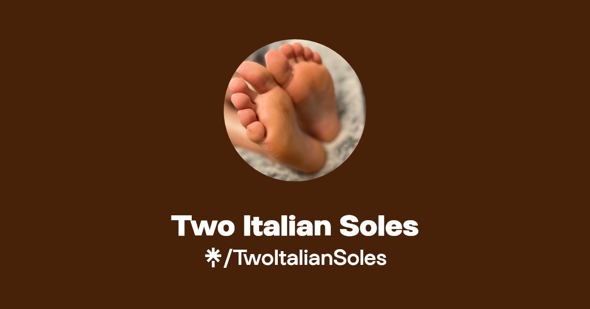 Two Italian Soles - Find Two Italian Soles Onlyfans - Linktree