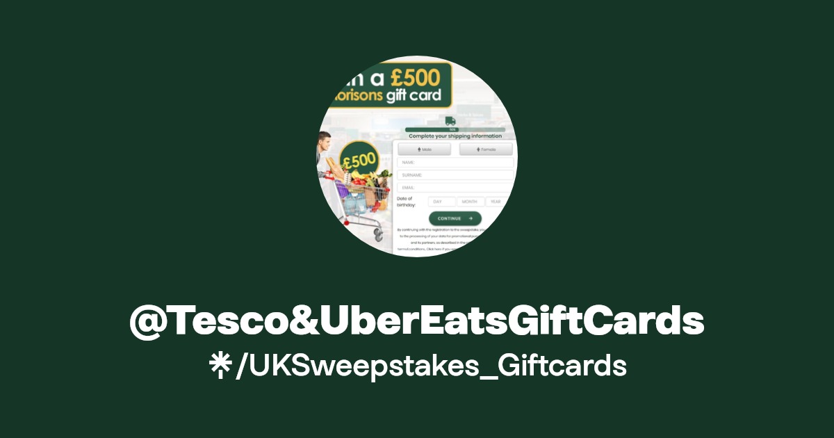 Tesco&UberEatsGiftCards Linktree