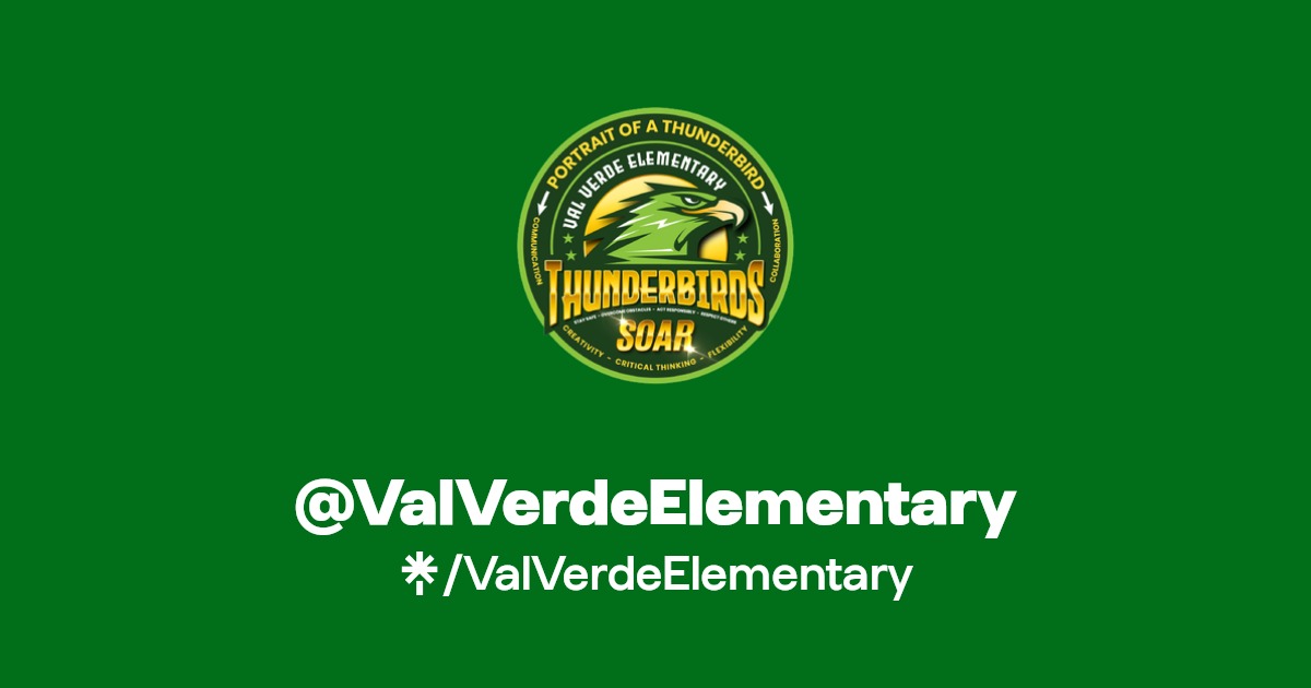 ValVerdeElementary Twitter, Instagram, Facebook Linktree