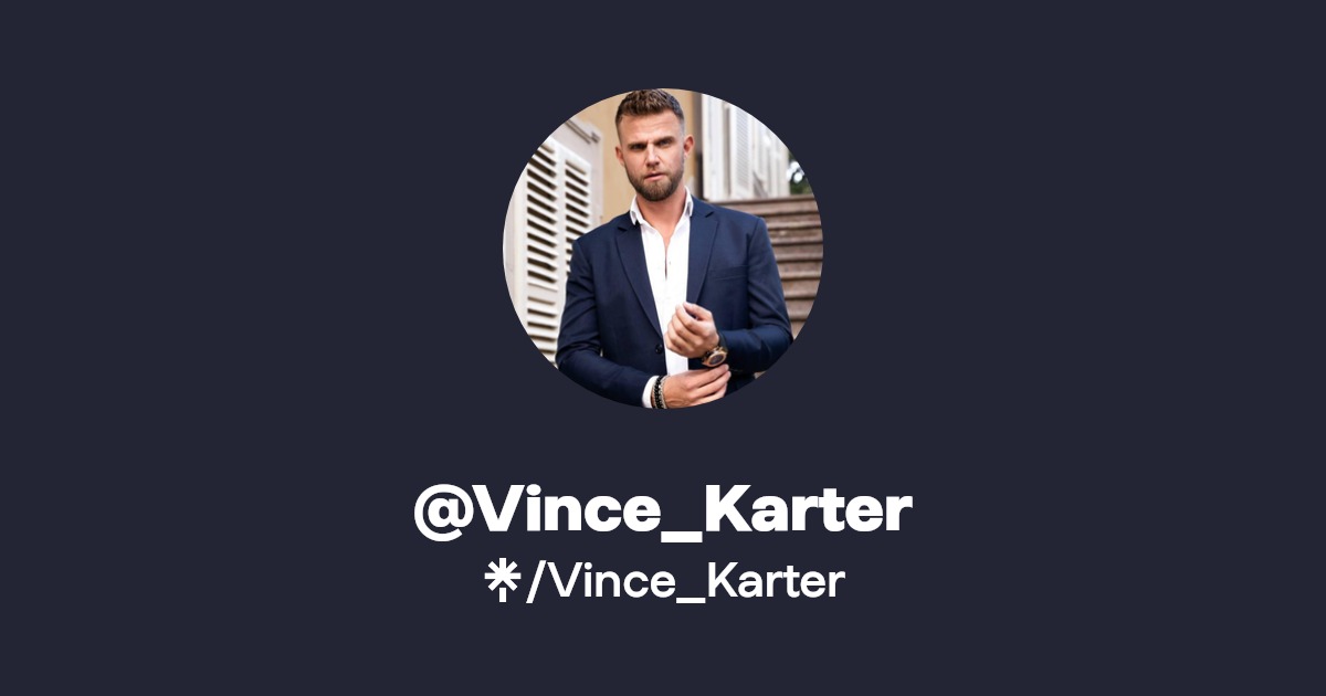 Vince_Karter - Find @Vince_Karter Onlyfans - Linktree