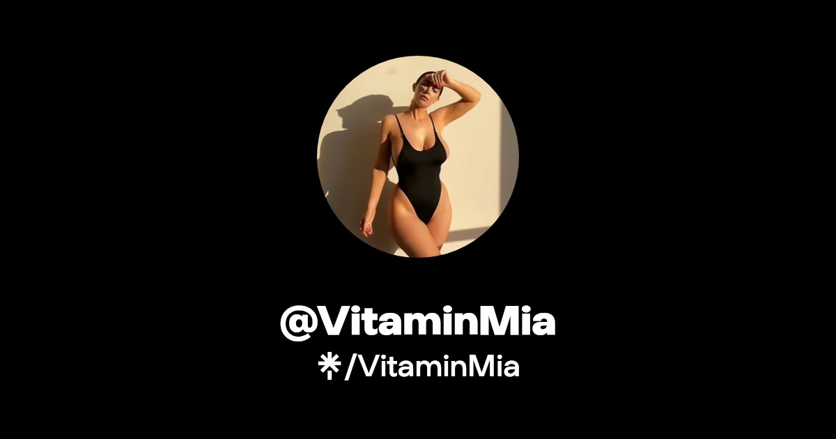 VitaminMia - Find @VitaminMia Onlyfans - Linktree