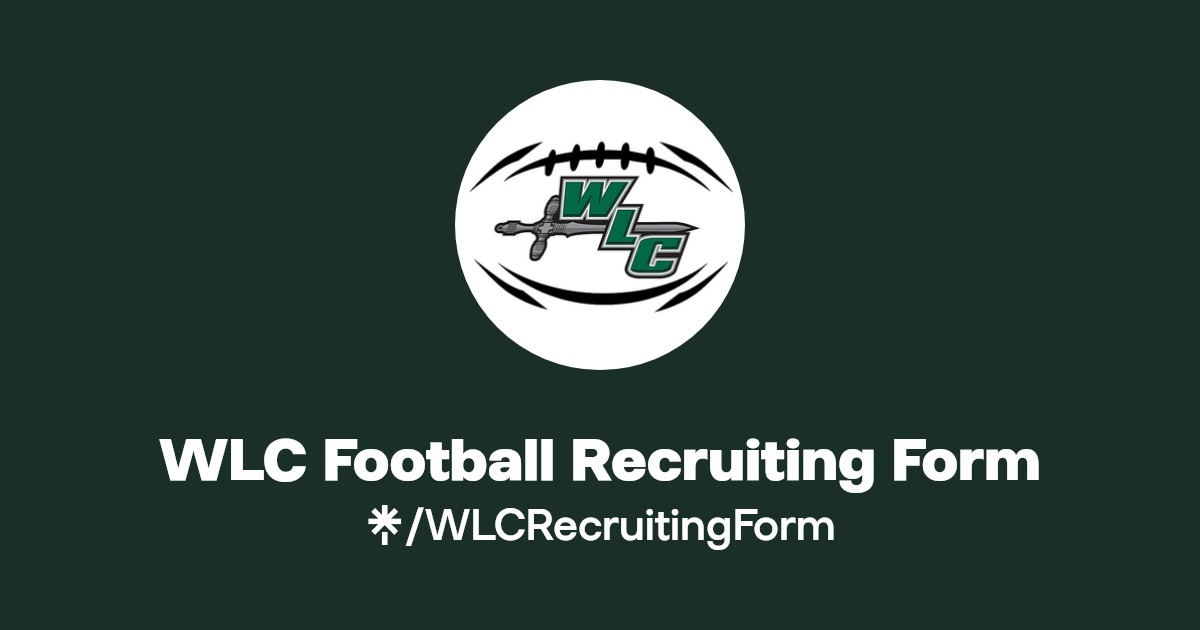 WLC Football Recruiting Form Linktree