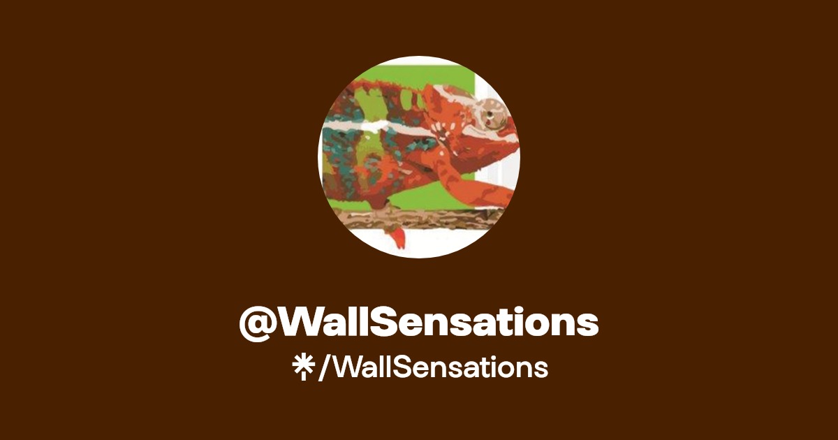 WallSensations Instagram, Facebook Linktree