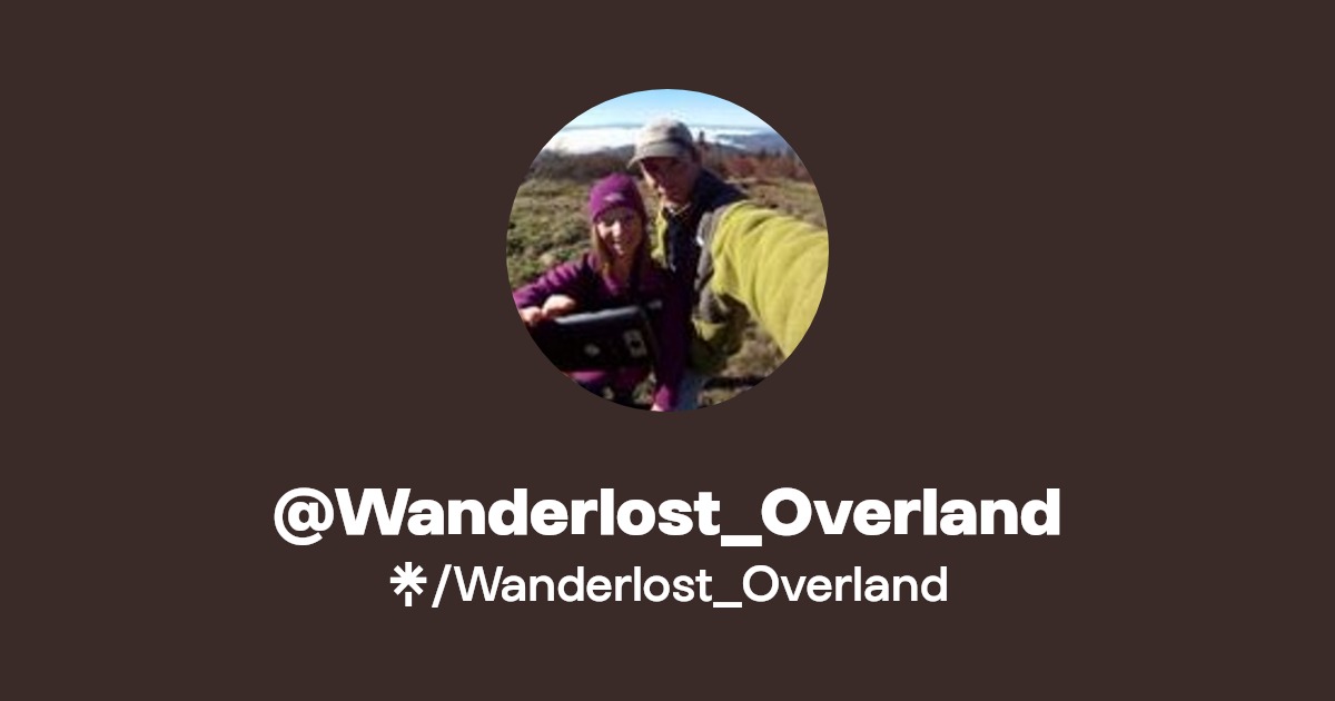 Wanderlost_Overland Instagram, Facebook Linktree
