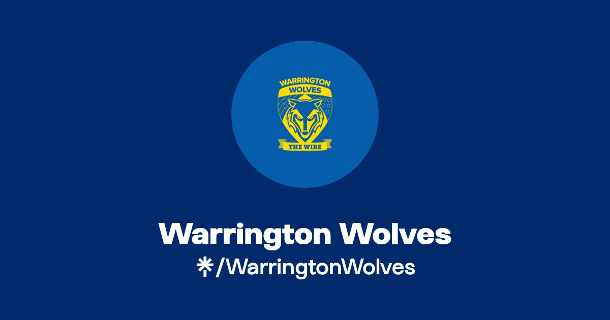 Warrington Wolves Instagram, Facebook Linktree