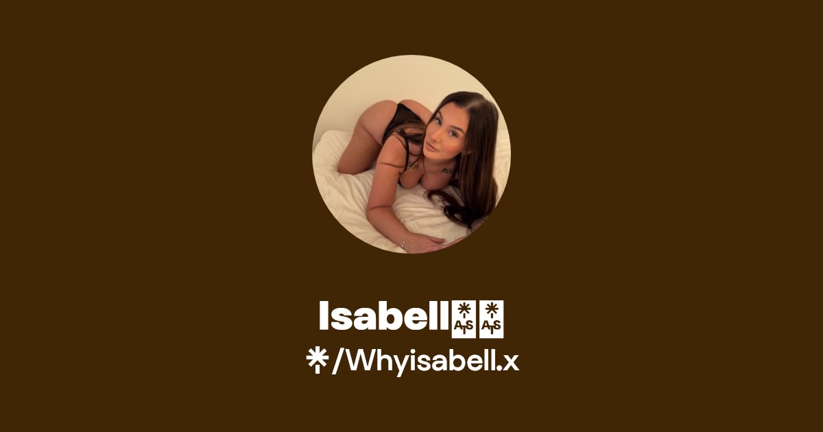Isabell ️‍🔥 - Find Isabell ️‍🔥 Onlyfans - Linktree