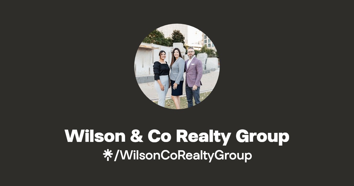 Wilson & Co Realty Group Instagram, Facebook Linktree