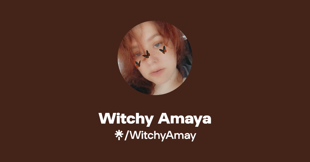 Witchy Amaya - Find Witchy Amaya Onlyfans - Linktree