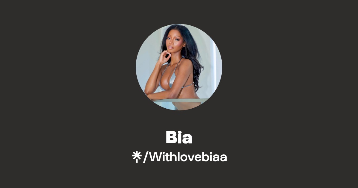 Bia - Find Bia Onlyfans - Linktree