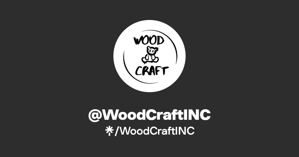 WoodCraftINC Instagram, Facebook, TikTok Linktree