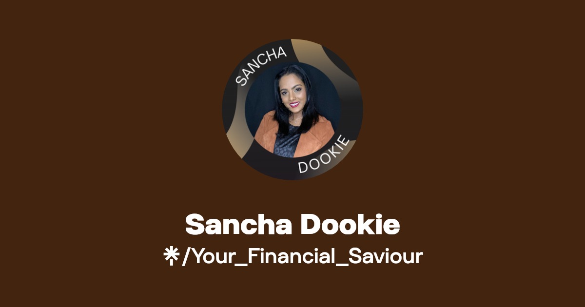 Sancha Dookie Instagram, Facebook, TikTok Linktree
