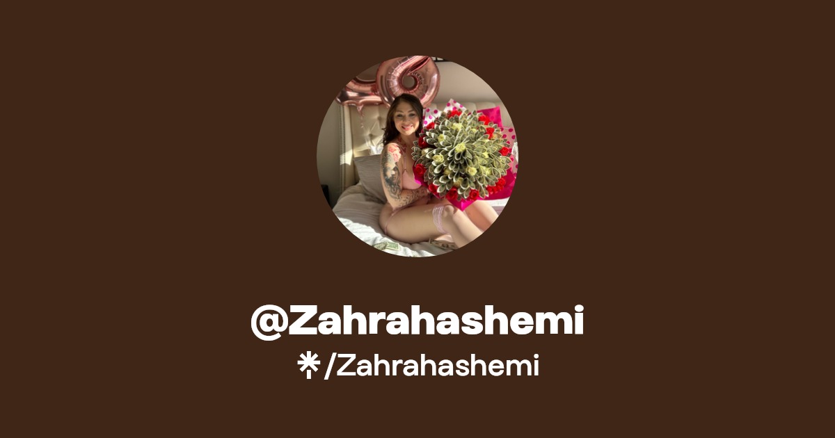 Zahrahashemi | TikTok | Linktree