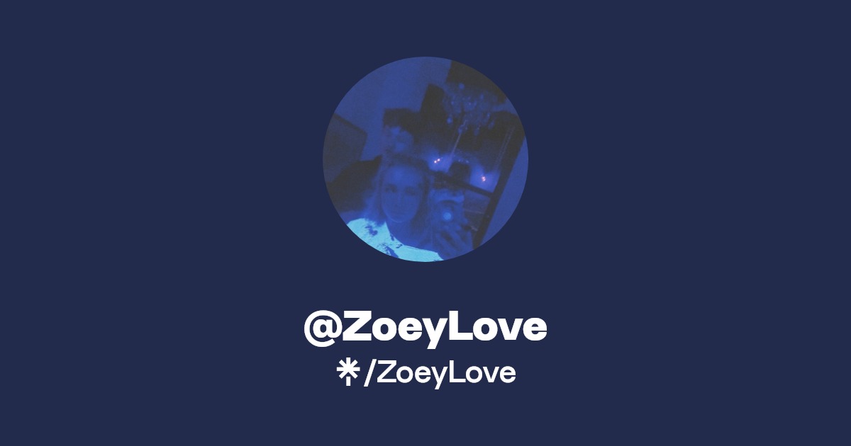 ZoeyLove - Listen on YouTube, Spotify, Apple Music - Linktree