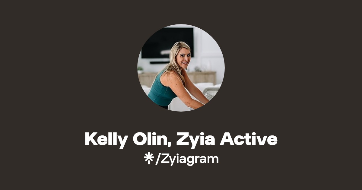 Kelly Olin, Zyia Active Instagram, Facebook Linktree