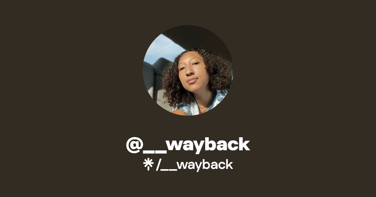 __wayback - Find @__wayback Onlyfans - Linktree