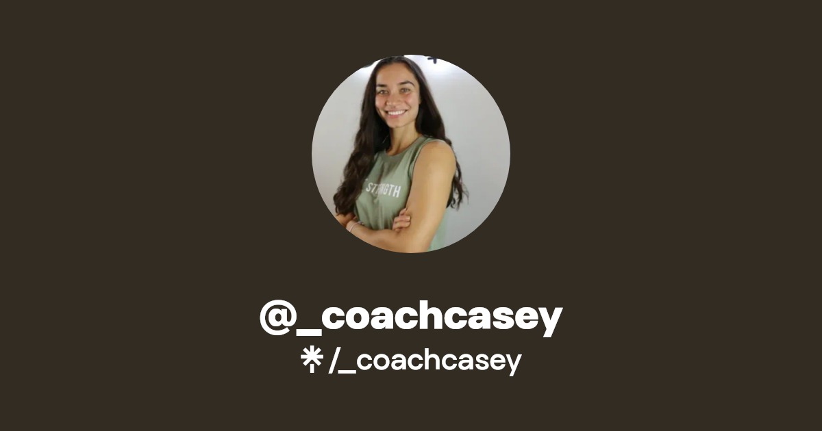 @_coachcasey | Linktree