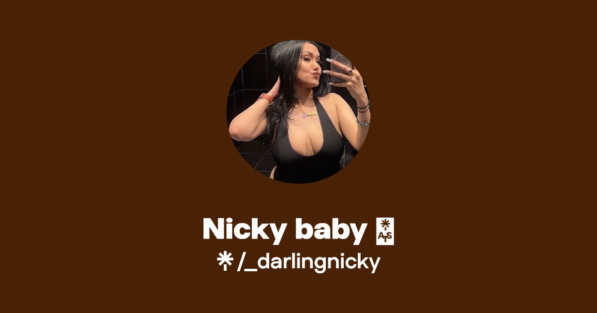 Nicky baby 🌹 - Find Nicky baby 🌹 Onlyfans - Linktree