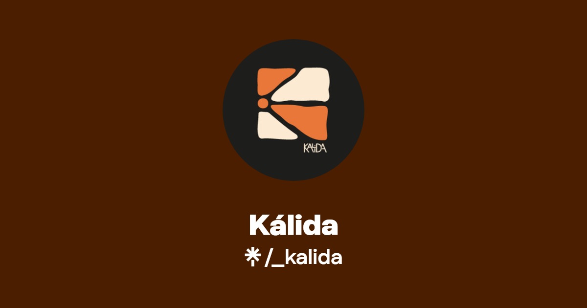 KALIDA Instagram, Facebook, TikTok Linktree
