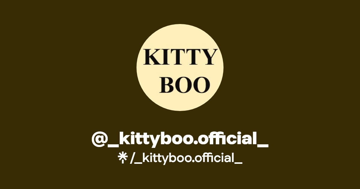 _kittyboo.official_ | Twitter, Instagram, Facebook, TikTok | Linktree