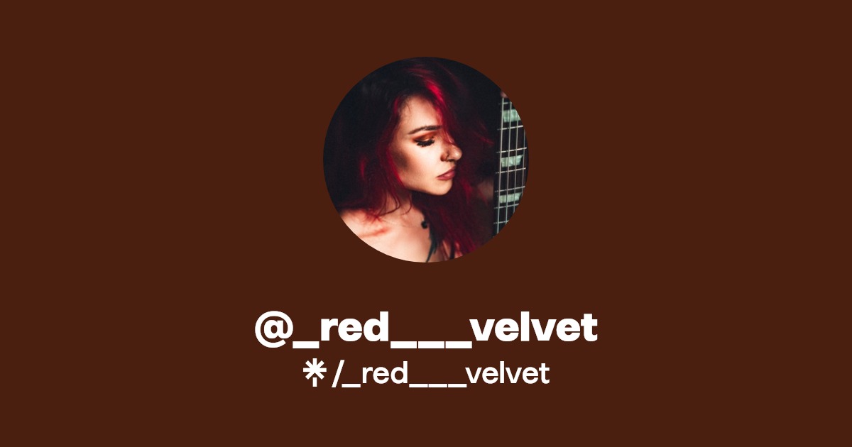 _red___velvet - Find @_red___velvet Onlyfans - Linktree