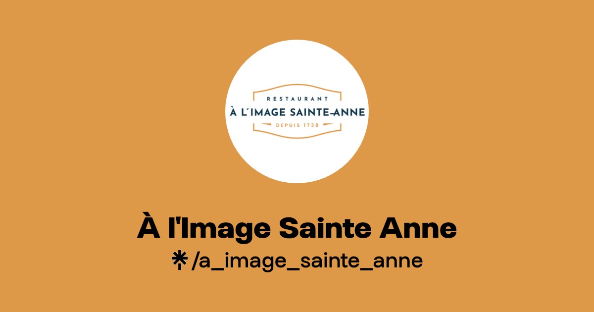 À l'Image Sainte Anne Facebook Linktree