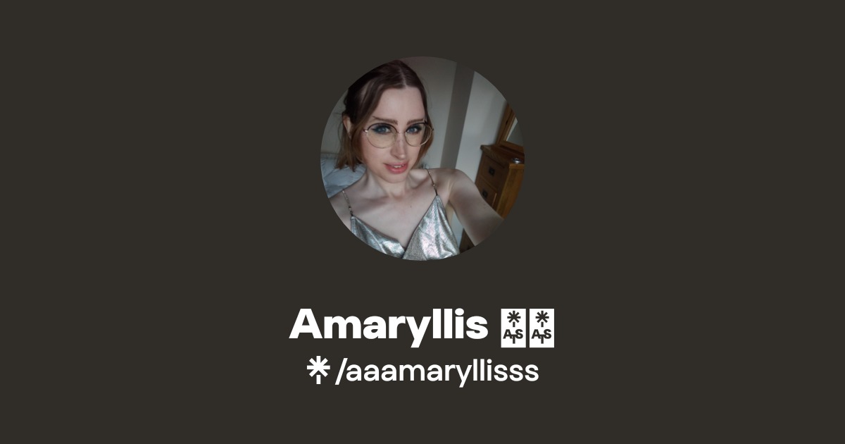 Amaryllis 🏳️‍⚧️ - Find Amaryllis 🏳️‍⚧️ Onlyfans - Linktree