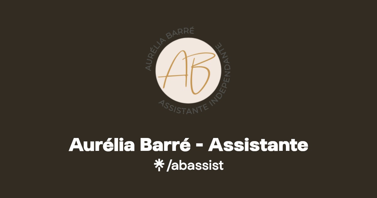 Aurélia Barré Assistante Instagram, Facebook Linktree